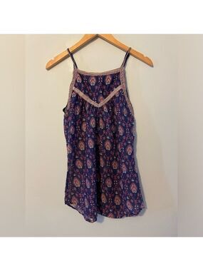 Raga Print Tank Top Size Small
